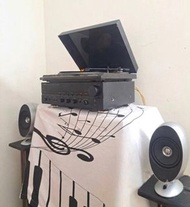 國慶精選全套$2200原價$2680至6/10，9成新，絕版黑膠收藏音響全套：Vintage turntable set：日本製Technics SL_BD22 半自動唱盤(全新唱針）＆日本製Deno