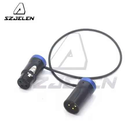 Red blue black green Low-Profile XLR NEUTRIK 3pin XLR male to 3pin XLR female Audio Line, Use SOMMER