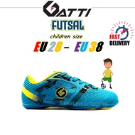 🔥FUTSAL🔥 Kasut Futsal Budak Kanak Kanak GATTI / KRONOS Children Indoor Soccer Football Shoe Bola Sep