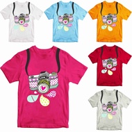 Kaos Distro Anak 0 - 12 thn Camera Bahan Tebal 24s Adem G20