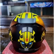 SKY GALAXY CHILDREN'S HELMET WITH BUMBLEBEE MOTIF for ages 3-8 years