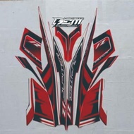 Stiker Striping list ori Motor Yamaha Jupiter Z1 2018 Merah Lis Body