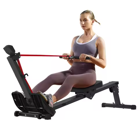Portable Rower Home Use Fitness Equipment Cardio Sports Exercise Machine Seated Indoor Rowing Machin