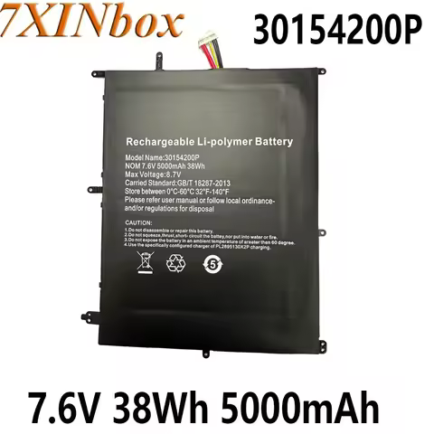 7XINbox 30154200P HW-37154200 7.6V 38Wh 5000mAh Laptop Battery For TECLAST F7 F7 PRO F7 Plus noteboo