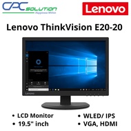 Lenovo ThinkVision E20-20 19.5 Inch Monitor