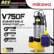 [ MIKAWA ] Submersible Pump Submersible Sewage Pump V750(Manual) / V750F(Auto) 750W 300L/min 12M Max