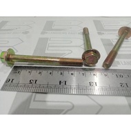 M8 x 70 Flange Bolt Yellow 12 Key Tread Bolt/ 7cm Length M8x70