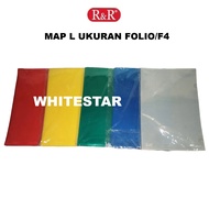 L plastic folder clear sleeve r&r/ - size size/. F4