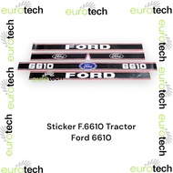 Sticker F.6610 Tractor FORD 6610 (ST F.6610 SET) (24F-003.T)