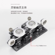 Hanging Ghost Door Hardware, Hidden Ghost Track Sliding Side-Mount Suspended Wooden Door Hardware Ac