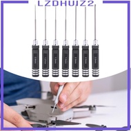 [Lzdhuiz2] 7Pcs RC Hex Set Hex Allen Screwdriver Kits for RC Boat Helicopter