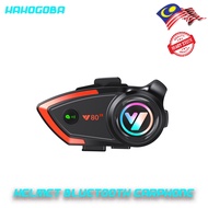 Y80-2x Motorcycle Intercom Qualcomm Chip Bluetooth Motorcycle Helmet Headset Wireless IPX6 Waterproo