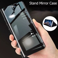 Iphone 6 &amp; 6s 6 Plus Flip Cover Mirror iPhone Xs Case Standing Cover Clear View TPU Original Premium Model