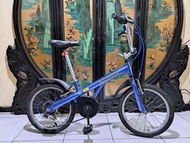 9成新台灣製巨輪 EASE BIKE 18吋 SHIMANO 6段變速兒童腳踏車適合身高120-140桃園自取附燈鎖