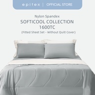 Epitex (w/o Quilt Cover) 1600TC Softicool Bedsheet | Cooling Fiber Fitted Sheet