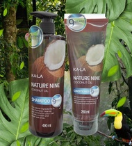 KA-LA NATURE NINE coconut Oil shampoo แชมพูohe,yo,trihk;