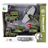ProudNada Toys ของเล่นเด็ก โมเดล รถทหาร เครื่องบินทหาร รถขนจรวด TENG LONG DA MILITARY SERIES NO.2625-4