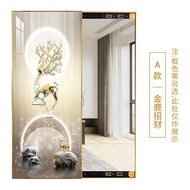 MH Hidden Mirror Stickers Wall Hanging Full-Length Mirror Room Invisible Push-Pull Full-Length Mirror Sliding Gate Decor