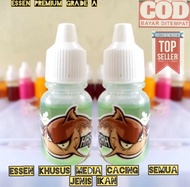 ESSEN MICRO CACING KEMASAN 10 ML UNTUK IKAN MAS LELE MUJAIR NILA PATIN BAWAL DLL TARGET BABON IKAN R