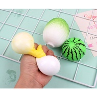 Plastic squishy Toys Cabbage, Watermelon Squeezed Bubbles Fun To Relieve stress