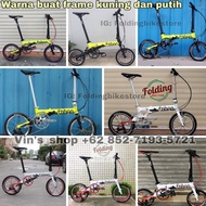 Limited Edition Fnhon Freedom 14/16 Sepeda Lipat Dewasa Anak Seli 1-5