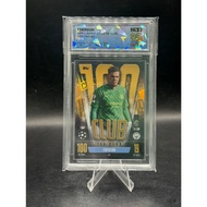2023-24 Topps Match Attax 100 Club Ederson 482 (Man City)-SQC 9.5 GEM MINT