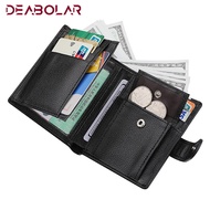 Deabolar Dompet Uang Tiga Lipat Tebal K3268-2 Unisex Muat Banyak Ukuran Besar 3/4 Vertikal