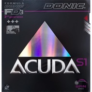 ACUDA S1 /S2 /S3 Table Tennis Rubber, Genuine Donic Product