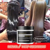 Keratin for straight hair Hair Mask Images Black cap jar 500g. Soft, smooth, shiny hair. Repair dyed