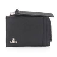【二手】薇薇安·Vivienne Westwood(Vivienne Westwood) 拉鍊寶珠卡包 5402000YUS0021N401 黑色 其他卡包 女士 全新
