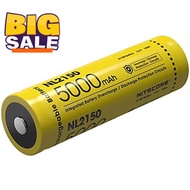 ถ่านชาร์จ Nitecore 21700 5000mAh 3.7V (NL2150) แพค 1 ก้อน ของแท้ #ถ่านชาร์จ  #ถ่านชาร์จ aa  #ถ่านชาร