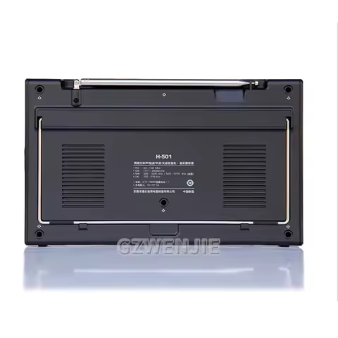 H-501 Portable Stereo Radio Full Band FM SSB Radio Receiver Dual-Horn Speaker With Radio Music Playe