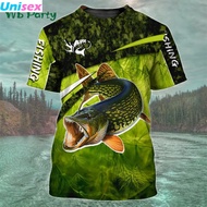 Men T Shirts Graphic Tee Fish Print Short Sleeved T-Shirt For Men Fish Graphic T Shirts Men's Summer