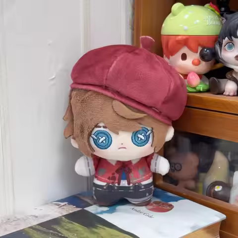 Game Identity V Cosplay Painter Edgar Valden Adorable 10cm Soft Backpack Pendant Plush Keychain Gift
