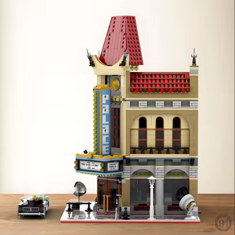 Classic architecture 2196pcs Modular Buildings City Street Palace Cinema 10232 Building Blocks Puzzl