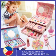 kid's makeup toy girls makeup nail polish beaded set girls' lipstick toy girls' safety simulation makeup toy girls' gift