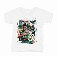 KIDS BASKETBALL T-SHIRT V3 UNISEX KIDS' T-SHIRT COTTON COMBED PLAIN TSHIRT AGES 2-10 YEARS