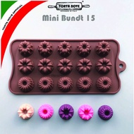 [COD] Cetakan kue apem / Cetakan kue pukis kue basah kue lapis / MINI BUNDT 15 / Cetakan coklat / Ce