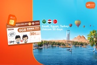 4G SIM Card (West MY Delivery) for Saudi, Egypt, Turkey