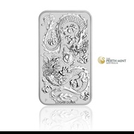 Koin Perak 2020 Australia 1oz Dragon Bar Silver