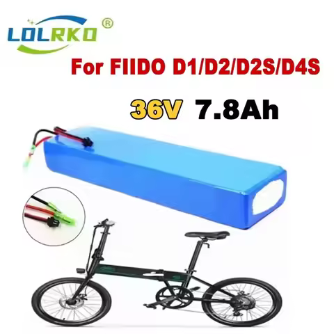 2026 NEW 36V 10.5Ah 7.8Ah 18650 10S3P Li-ion Battery Pack for FIIDO D1/D2/D2S/D4S Folding Moped City