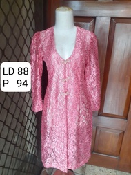 Kebaya Kondangan Wisuda Tunik Pink - preloved