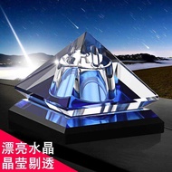 Pyramid Crystal Perfume Holder Car Ornaments Car Car Perfume Gifts Car Perfume