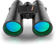 SAUTIGA Binoculars 10x42 for Adults and Kids, Mini Pocket Binoculars with Phone Adapter, Portable &amp; Clear Binoculars for Sightseeing,Concerts and Bird Watching