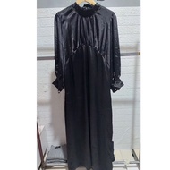 MAYAFI DRESS SHIMMER SILK SHIMMER BLACK