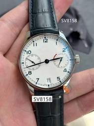 ZF Factory Portugal Seven Fully Automatic Mechanical Steel Strip Blue Waterproof Mens Watch Straight