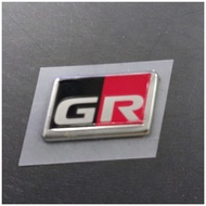 GR LOGO FOR STICK ON THE STEERING WHEEL INNOVA HILUX FORTUNER YARIS AGYA ETC.