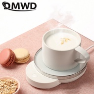 DMWD Mini Electric Hot Plate Portable Milk Warmer Tea Water Heater Coffee Heating Cup Touch Pad 55℃ Heat Preservation Coaster