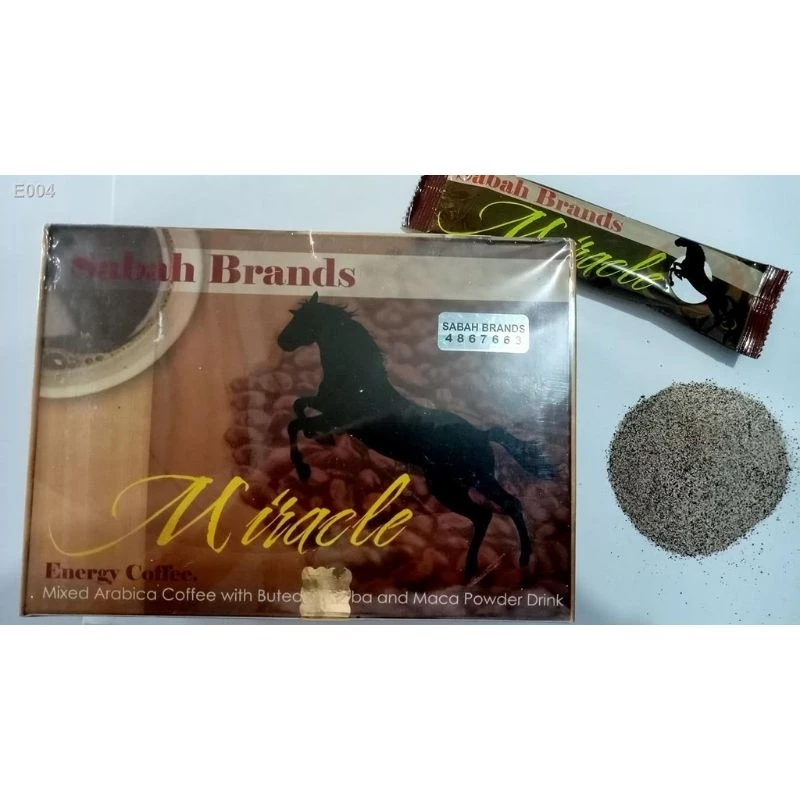 SABAH BRAND MIRACLE COFFEE 1 BOX 100% ORIGINAL