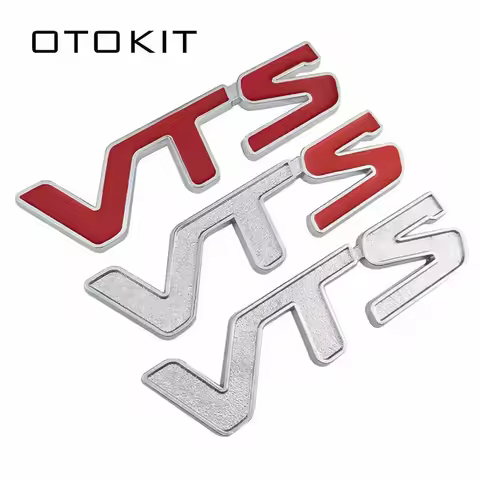 Metal 3D V T S VTS Car Badge Emblem 3D Logo Sticker for Citroen C2 C3 C4 Quatre Saxo Xsara Jimny 1.6